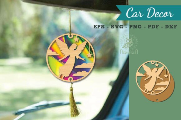 Angel Mom Lasercut Car Decor SVG 1: Real-World Design Review