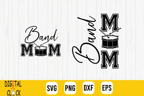 Band Mom Marching Band Drumline Mom SVG