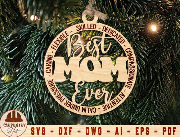 Best Mom Ever Ornament Svg: An Embroidery Designer’s Review
