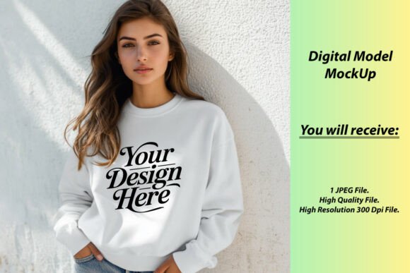 Christmas Comfort 1566 Sweatshirt Mockup