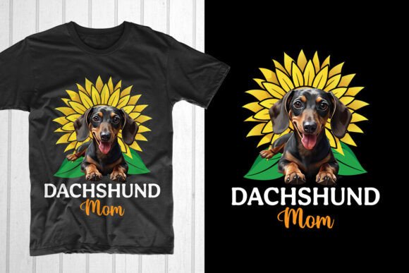 Dachshund Mom Sunflower