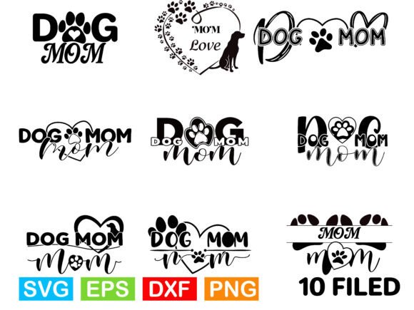 Dog Paw Mom Design