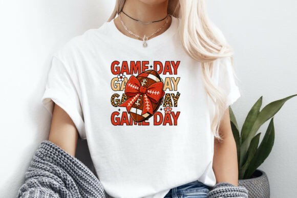 Game Day Football Bow Shirt