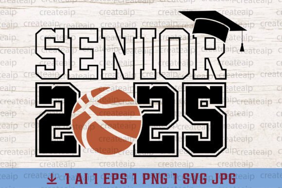 Graduation PNG Senior Baseball 2025 SVG