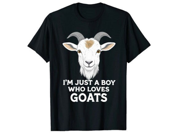I’m Just a Boy Who Loves Goats T-Shirt