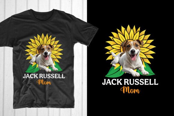 Jack Russell Mom Sunflower