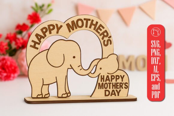 Laser Cut Mother's Day Stand SVG Cut File Review