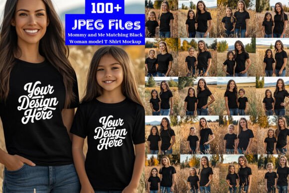 Mommy and Me Matching Black Shirt Bundle: A Designer’s Review