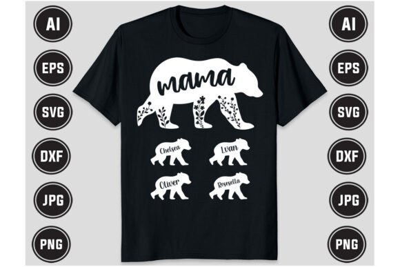 Personalized Mama Bear Shirt