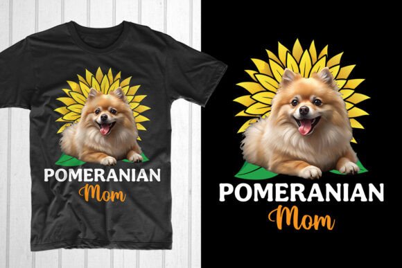 Pomeranian Mom Sunflower