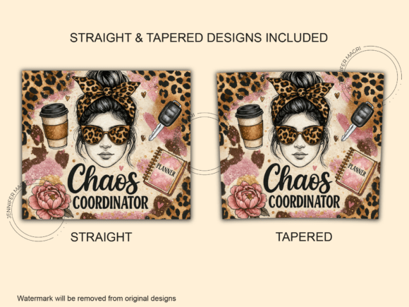 Tumbler Wrap Chaos Coordinator Mom