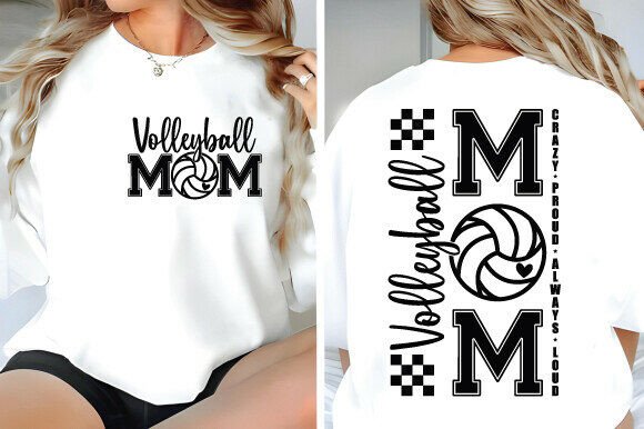 Volleyball Mom SVG PNG, Game Day Design