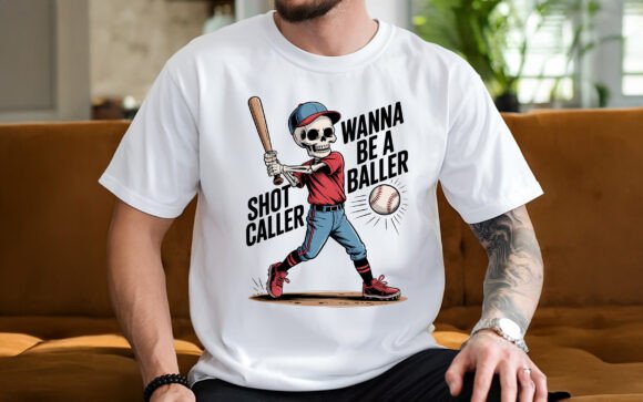 Wanna Be a Baller Shot Caller PNG